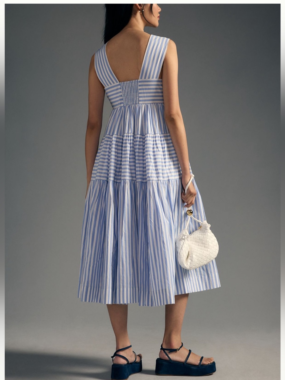 Anthropologie Helena Square Neck Babydoll Dress - Picture 2 of 6
